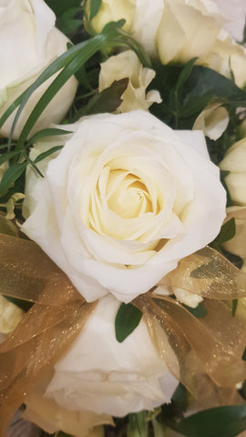 White Rose Single Ended Spray