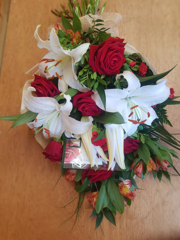 Red Rose Sympathy Bouquet