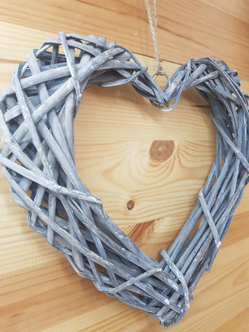 Rattan Heart 30cm