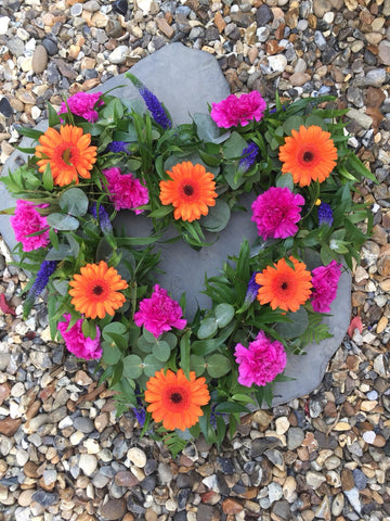 Meadow Heart Wreath