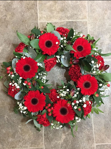 Round Sympathy Wreath - Your Choice