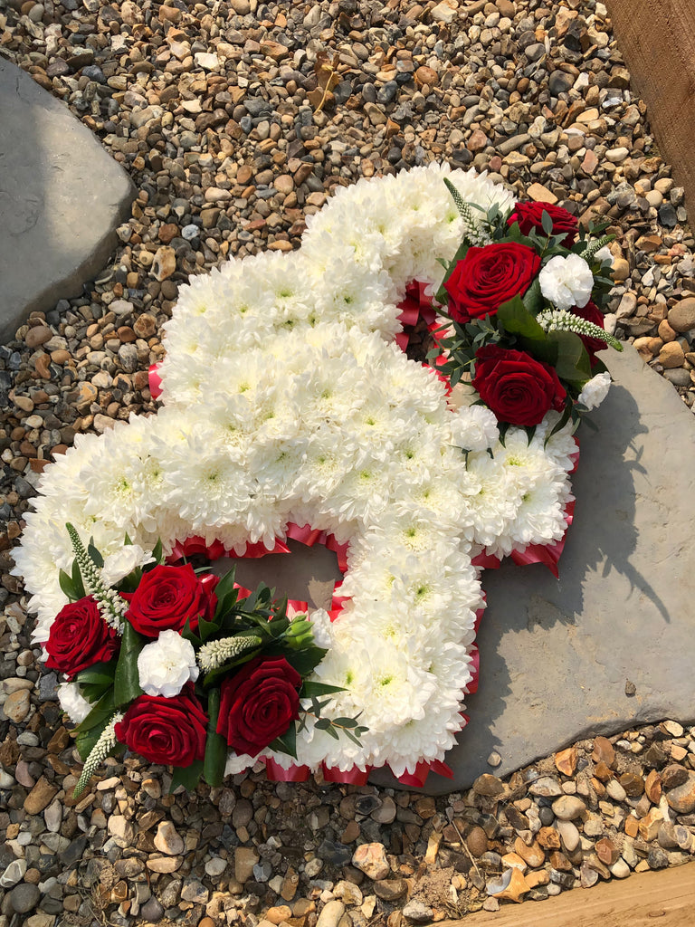 Rose Double Open Heart