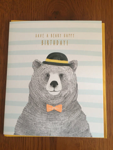 Beary Birthday Card