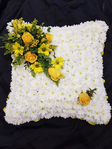 Yellow Rose Based Cushion